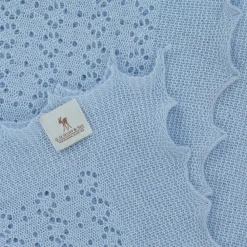 G.H.Hurt amp; Son Gifts*Blue Cashmere Shawl (122cm)