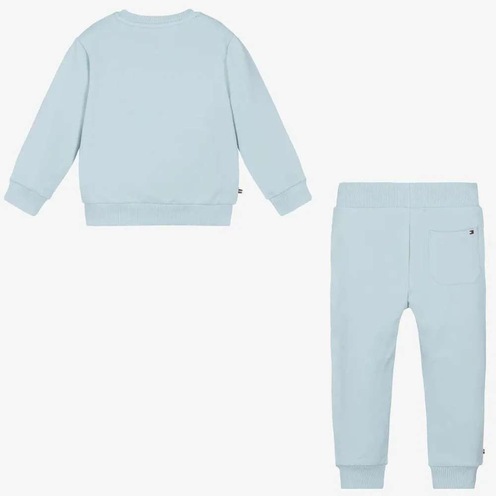 Tommy Hilfiger Tracksuits|Tracksuits*Blue Cotton Baby Tracksuit