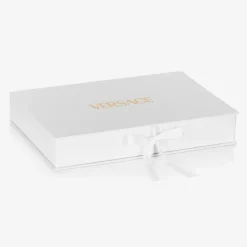 Versace Gifts|Babysuits*Blue Cotton Babysuit & Hat Set