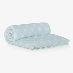 Dolce amp; Gabbana Gifts*Blue Cotton Padded DG Baby Blanket (78cm)