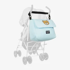 Moschino Baby Gifts*Blue Cotton Teddy Bear Changing Bag (49cm)