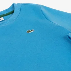 Lacoste Tops*Blue Crocodile Logo Sweatshirt