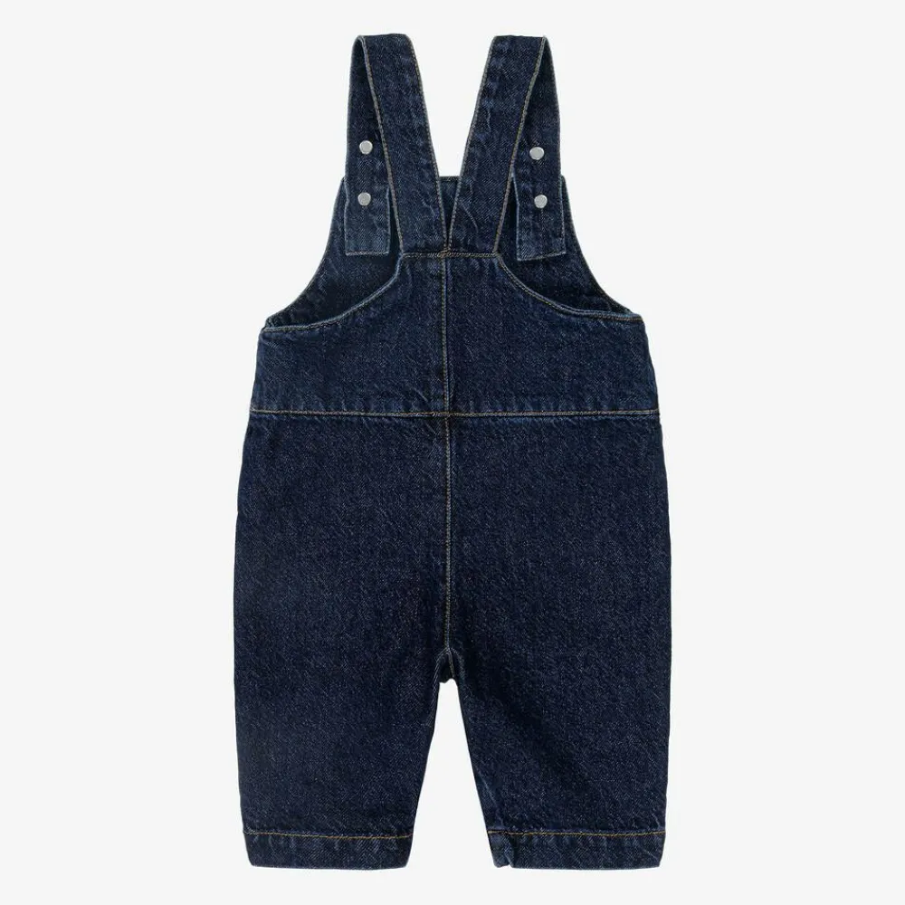 Bobo Choses Trousers*Blue Denim Colourblock Dungarees