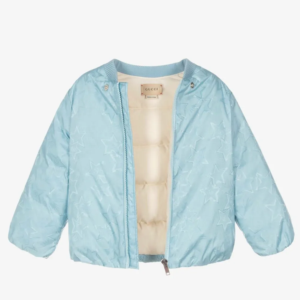 Gucci Coats & Jackets|Coats & Jackets*Blue Double G Down Puffer Jacket