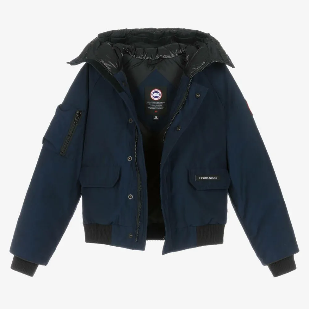 Canada Goose Coats & Jackets|Coats & Jackets*Blue Down Padded Chilliwack Bomber Jacket