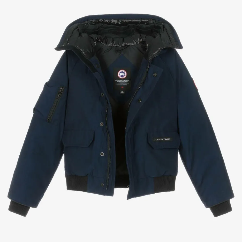 Canada Goose Coats & Jackets|Coats & Jackets*Blue Down Padded Chilliwack Bomber Jacket