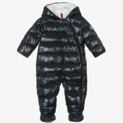 Moncler Enfant Snowwear|Snowwear*Blue Down Padded Indro Puffer Snowsuit