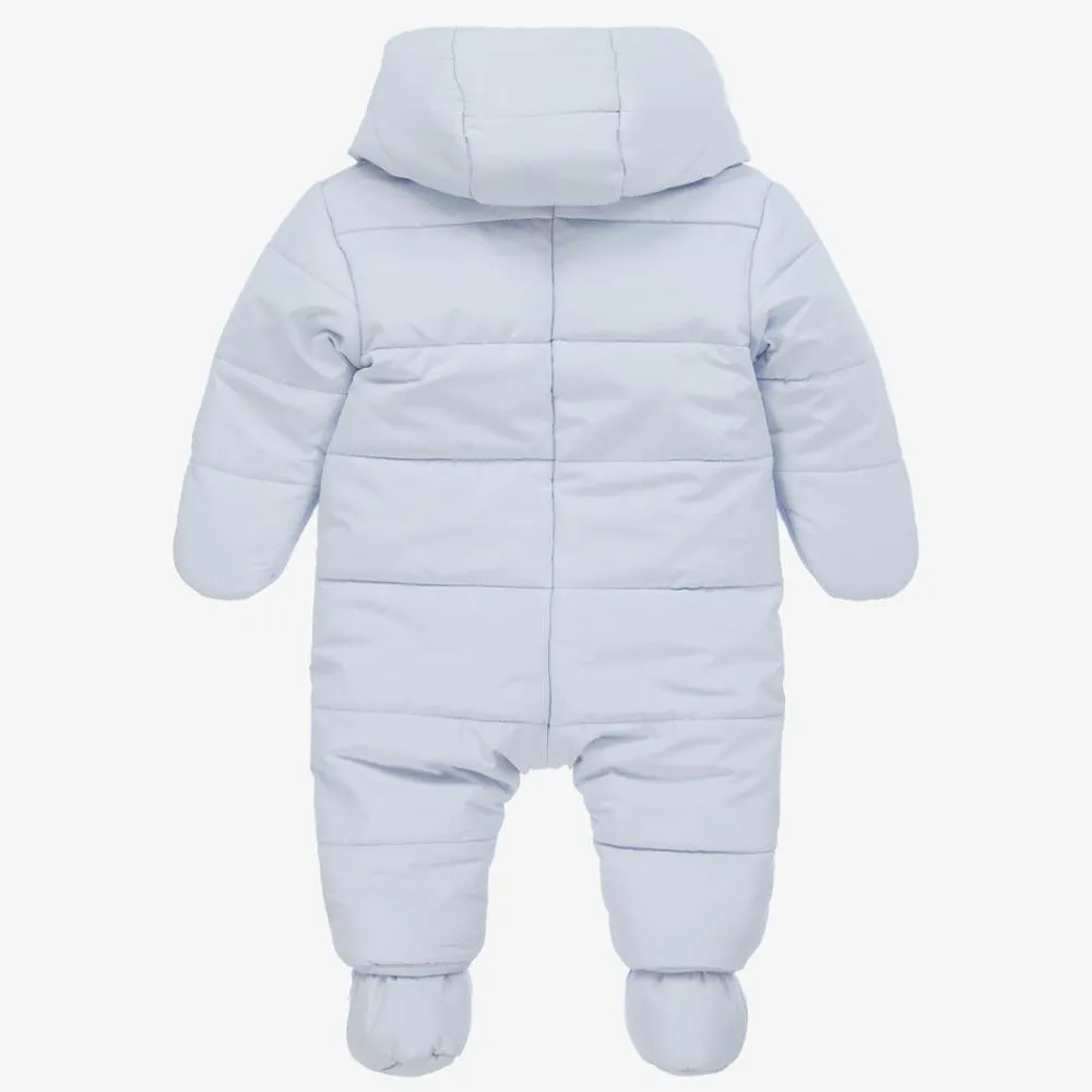 KENZO KIDS Snowwear*Blue Elephant Puffer Baby Snowsuit