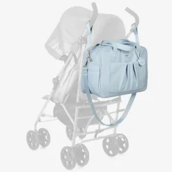 Mayoral Gifts*Blue Faux Leather Changing Bag (40cm)