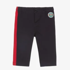 Gucci Trousers|Trousers*Blue Gabardine Baby Trousers