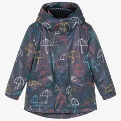 Mitty James Coats & Jackets|Coats & Jackets*Blue Hooded Waterproof Umbrella Raincoat