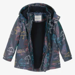 Mitty James Coats & Jackets|Coats & Jackets*Blue Hooded Waterproof Umbrella Raincoat