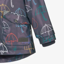Mitty James Coats & Jackets|Coats & Jackets*Blue Hooded Waterproof Umbrella Raincoat