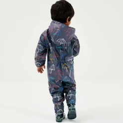 Mitty James Coats & Jackets|Coats & Jackets*Blue Hooded Waterproof Umbrella Rainsuit