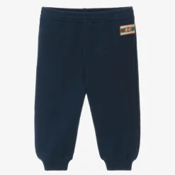 Gucci Trousers|Trousers*Blue Interlocking G Cotton Baby Joggers