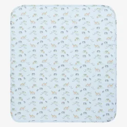 Kissy Kissy Gifts*Blue Jungle Oasis Pima Cotton Blanket (73cm)