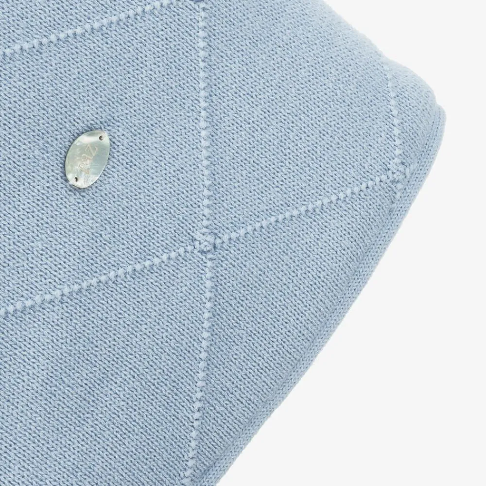 Paz Rodríguez Gifts*Blue Knitted Baby Nest (69cm)