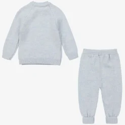Beau KiD Outfit Sets*Blue Knitted Baby Trouser Set
