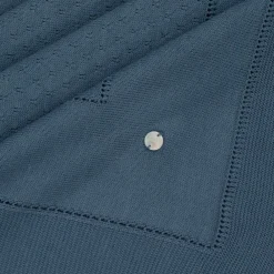 Artesanía Granlei Gifts*Blue Knitted Blanket (108cm)