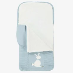 Artesanía Granlei Gifts*Blue Knitted Bunny Baby Nest (70cm)