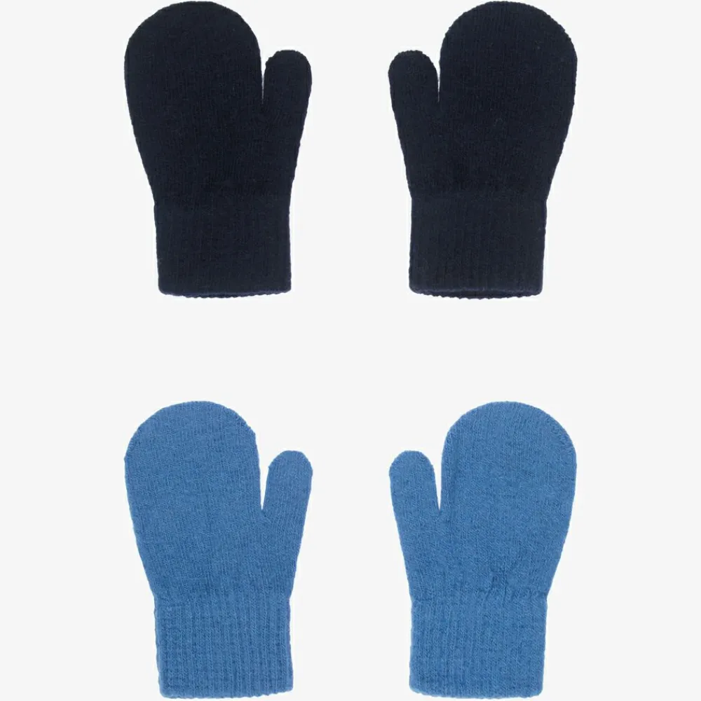 CeLaVi Gloves & Mittens|Gloves & Mittens*Blue Knitted Mittens (2 Pack)