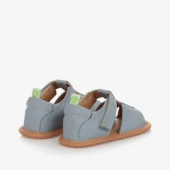 Tip Toey Joey Sandals|Sandals*Blue Leather Baby Sandals