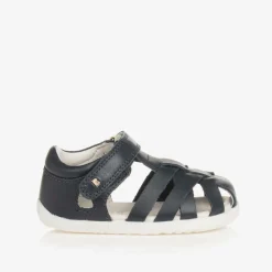 Bobux Step Up First Walkers|First Walkers*Blue Leather First Walker Sandals