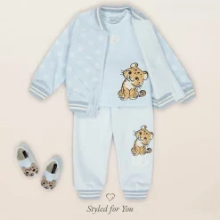 Dolce amp; Gabbana Pre Walkers|Pre Walkers*Blue Leather Leopard Pre-Walkers