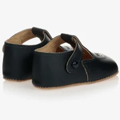 Early Days Traditional Shoes*Blue Leather Pre-Walker Shoes