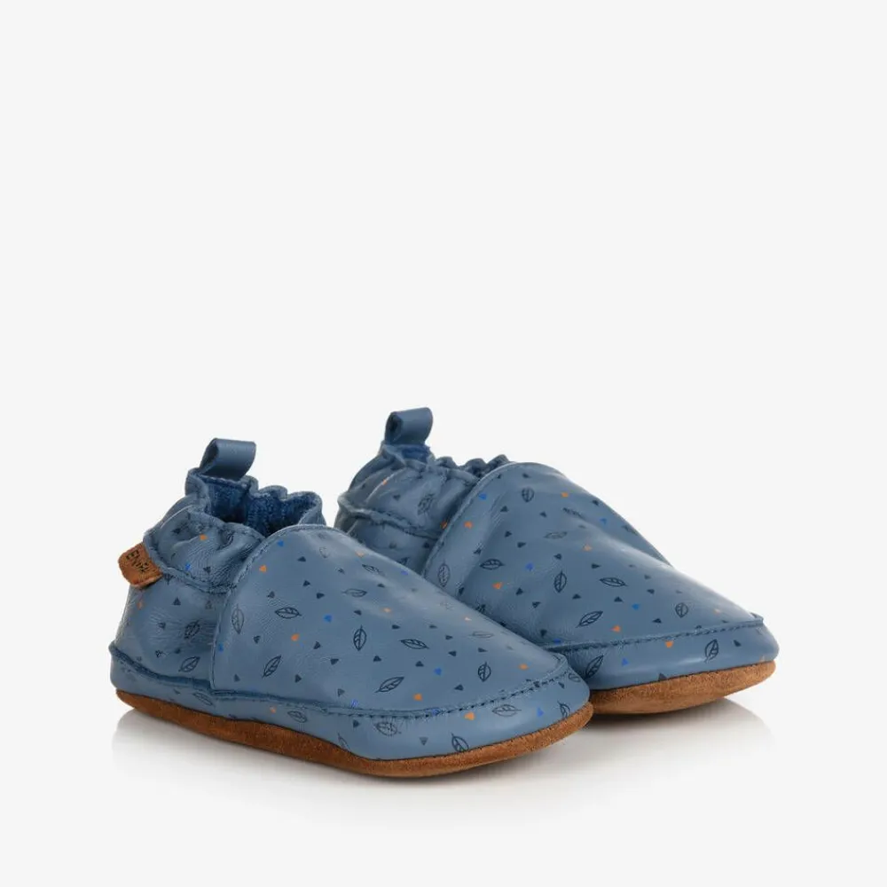 EN FANT Slippers|Slippers*Blue Leather Slippers