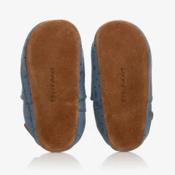 EN FANT Slippers|Slippers*Blue Leather Slippers
