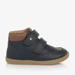 Bobux IWalk Boots|Boots*Blue Leather Velcro Boots