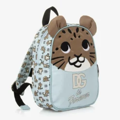 Dolce amp; Gabbana Bags*Blue Leopard DG Mini Backpack (22cm)