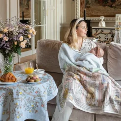 Atelier Choux Paris Gifts|Sleeping Accessories*Blue Mansion Swaddle (97cm)