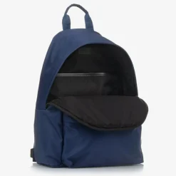 Versace Bags*Blue Medusa Logo Backpack (39cm)