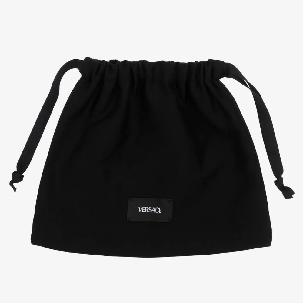 Versace Bags*Blue Medusa Logo Backpack (39cm)