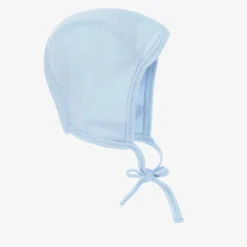 Joha Hats*Blue Merino Wool Bonnet