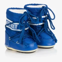 Moon Boot Snow Boots|Snow Boots*Blue Mini Nylon Snow Boots