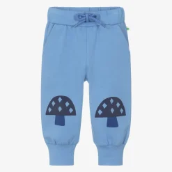 The Bonniemob Trousers*Blue Organic Cotton Baby Joggers