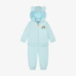 Moschino Baby Tracksuits*Blue Organic Cotton Tracksuit