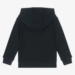 Lacoste Tops*Blue Organic Cotton Zip-Up Hoodie