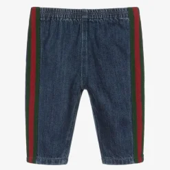 Gucci Trousers|Trousers*Blue Organic Denim Baby Trousers