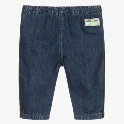 Gucci Trousers|Trousers*Blue Organic Denim Baby Trousers