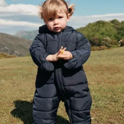 Petit Bateau Snowwear|Coats & Jackets*Blue Padded Baby Snowsuit