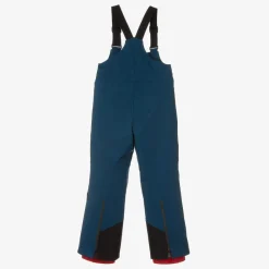 Moncler Enfant Snowwear*Blue Padded Ski Salopettes