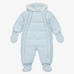 Emile et Rose Snowwear|Snowwear*Blue Padded Snowsuit