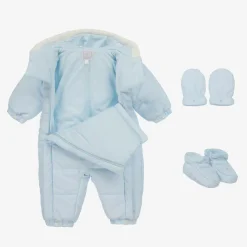 Emile et Rose Snowwear|Snowwear*Blue Padded Snowsuit