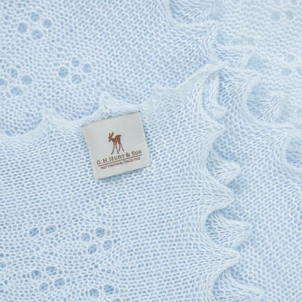 G.H.Hurt amp; Son Gifts*Blue Shawl & Bib Baby Gift Set