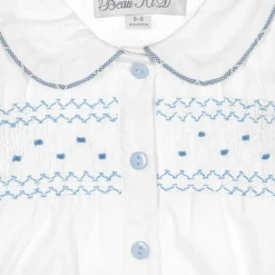 Beau KiD Outfit Sets*Blue Smocked Baby Shorts Set