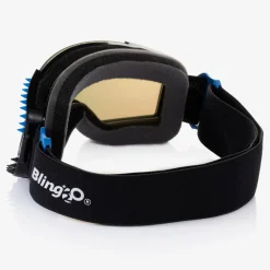 Bling2o Snowwear|Snowwear*Blue Spike Ski Goggles